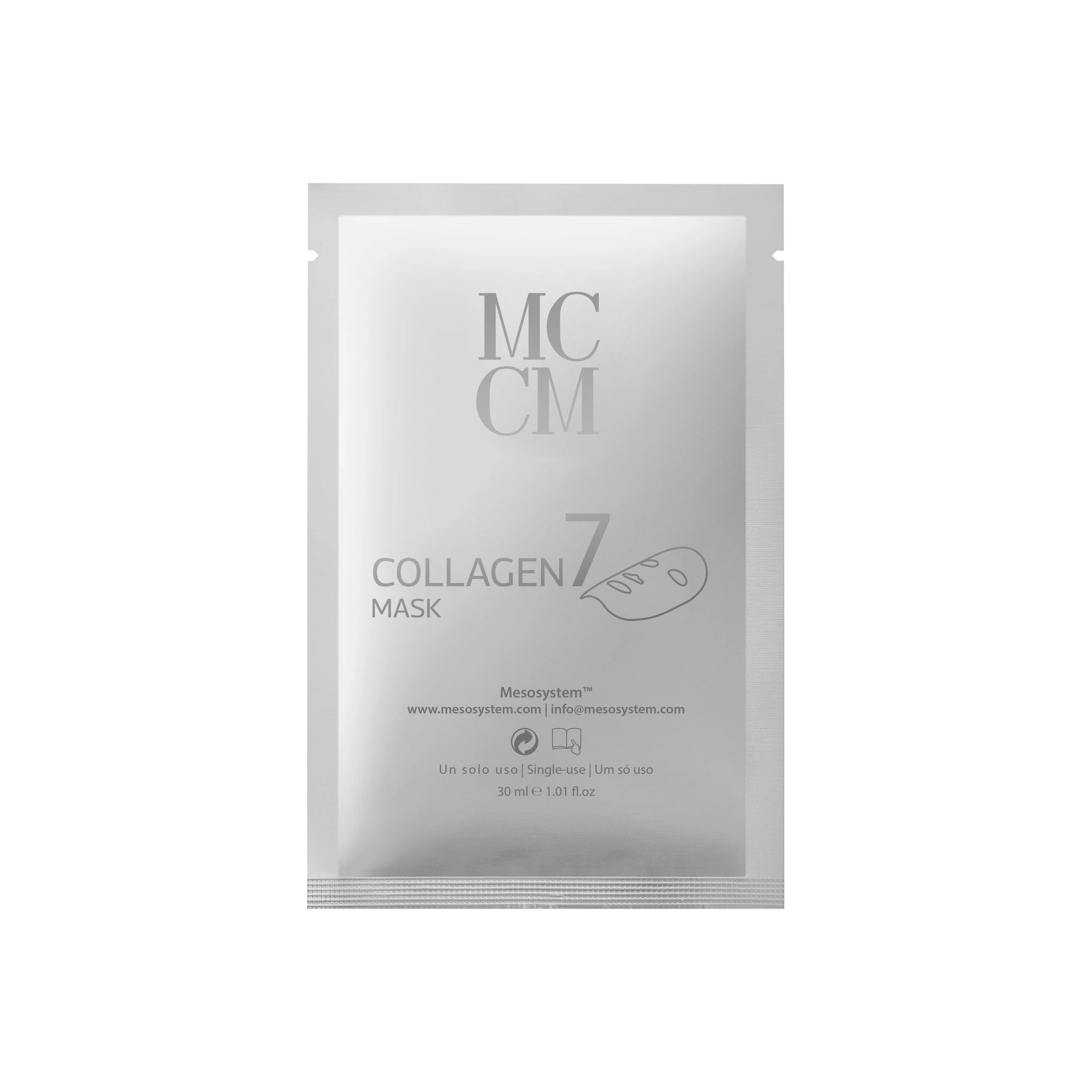 MCCM Medical Cosmetics - Collagen Anti-aging Mask - 6 Pack x 20 ml MCCM Medical Cosmetics - Collagen Anti-aging Mask - 6 Pack x 20 ml